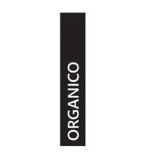Etichetta adesiva raccolta differenziata - con stampa ORGANICO - 45 x 230 mm - vinile - bianco opaco - Medial