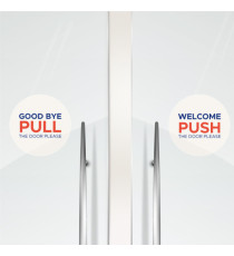 Etichette adesive per finestre - in carta - con pellicola - laser - rimovibili - diametro 200 mm - 1et/fg - 10 fogli - b