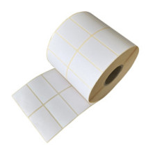 Etichette per trasferimento termico - 2 piste - 40 x 21 mm - Printex - rotolo da 5000 pezzi