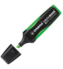 Evidenziatore Green Boss - punta a scalpello - tratto 2 - 5 mm - verde 33 - 83% plastica riciclata - Stabilo