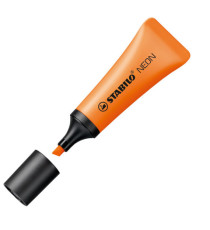 Evidenziatore stabilo Neon - punta a scalpello - tratto da 2,0-5,0mm - colore arancio  - Stabilo