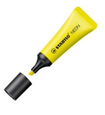 Evidenziatore stabilo Neon - punta a scalpello - tratto da 2,0-5,0mm - colore giallo  - Stabilo
