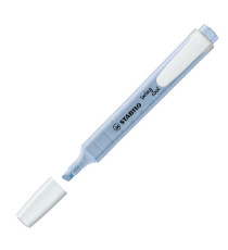Evidenziatore Swing Cool Pastel - punta a scalpello - tratto 1 - 4 mm - azzurro ghiaccio 111 - Stabilo