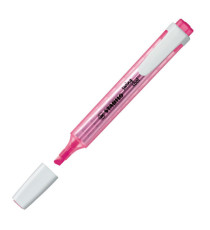 Evidenziatore Swing Cool Pastel - punta a scalpello - tratto 1 - 4 mm - colori assortiti - Stabilo - deskset 18 pezzi
