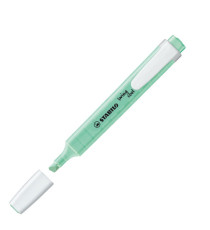 Evidenziatore Swing Cool pastel - punta a scalpello - tratto 1 - 4 mm - verde menta 116 - Stabilo