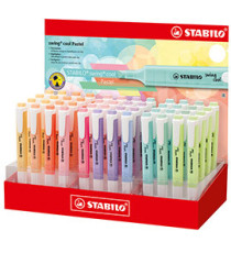 Evidenziatore Swing Cool Pastel Edition - colori assortiti pastello - Stabilo - expo 48 pezzi