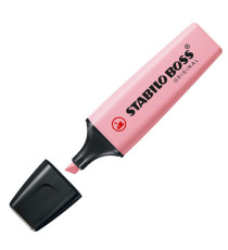 Evidenziatori Stabilo Boss Pastel - punta a scalpello - colori assortiti - Stabilo -  astuccio 8 pezzi