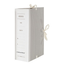 Faldone - lacci incollati - tela - 35 x 25 cm - dorso 12 cm - Starline