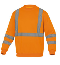 Felpa sportiva Astral - alta visibilità - tg. L - arancio fluo - Deltaplus