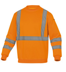 Felpa sportiva Astral - alta visibilità - tg. L - arancio fluo - Deltaplus