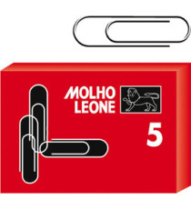 Fermagli zincati - n. 5 - 5 cm - Molho Leone - conf. 100 pezzi