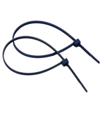 Fascette detectabili - 37 x 0,48 cm - nylon - blu - conf. 100 pezzi