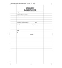 Fascicolo contratto di locazione libero - 29,7 x 21cm - Edipro