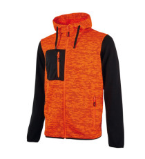 Felpa da lavoro Rainbow - taglia L - arancione fluo - U-Power