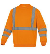 Felpa sportiva Astral - alta visibilità - tg. XL - arancio fluo - Deltaplus