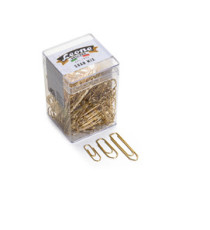 Fermagli ottonati - 125 gr - misure assortite - Leone