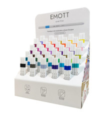 Fineliner Emot - tratto 0.4 mm - colori assortiti - Uni Mitsubishi - expo 120 pezzi