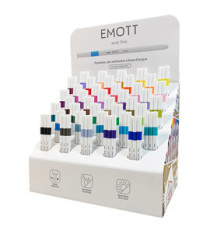 Fineliner Emot - tratto 0.4 mm - colori assortiti - Uni Mitsubishi - expo 120 pezzi