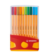 Fineliner Point 88 Color Parade - colori assortiti - Stabilo - astuccio 20 pezzi