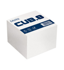 Foglietti Cubo - bianco - 95 x 95mm - 80gr - 700 fogli - Favini