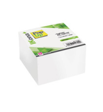 Foglietti Cubo - collato su un lato - bianco - 9,5 x 9,5 cm - 700 fogli - IKona+