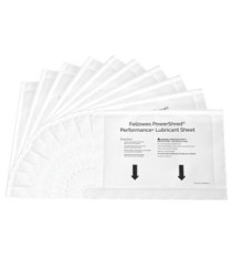 Foglio lubrificante Performance - per distruggidocumenti - Fellowes - conf. 10 pezzi