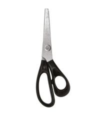 Forbici Zig Zag - 19 cm - lama in ghisa - nero - Lebez