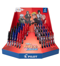 Frixion Ball e Clicker Naruto - colori assortiti - Pilot - expo 96 pezzi