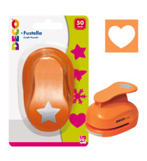 Fustella - motivo cuore - dim. sagoma 50 mm - Deco