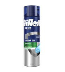 Gel da barba Gillette series - pelli sensibili - 75 ml (da viaggio) - Gillette