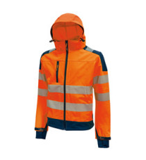 Giacca alta visibilità Softshell Miky - taglia L - arancio fluo - U-Power