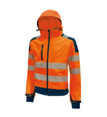 Giacca alta visibilità Softshell Miky - taglia L - arancio fluo - U-Power