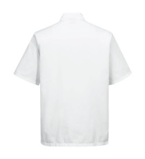 Giacca cuoco Kent - maniche corte - taglia XL - bianco - Portwest