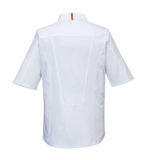 Giacca cuoco MeshAir Pro - maniche corte - taglia L - bianco - Portwest