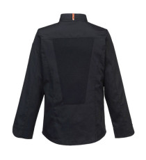 Giacca cuoco MeshAir Pro - maniche lunghe - taglia XL - nero - Portwest