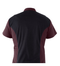 Giacca cuoco Thiago - da uomo - manica corta - taglia M - bordeaux - Giblor's