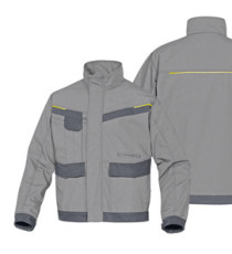 Giacca da lavoro Mach 2 Corporate - tela/poliestere/cotone - taglia XL - grigio chiaro/grigio scuro - Deltaplus