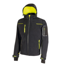 Giacca da lavoro Space - taglia XL - nero/giallo - U-Power