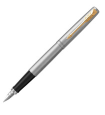 Gift Set DUO - Jotter stainless steel GT sfera + stilografica - punta media - Parker