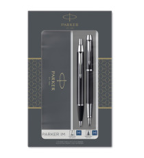 Gift Set Sfera M + Stilografica M IM nero CT - Parker