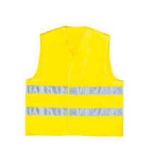Gilet alta visibilità GILP2 - poliestere - taglia L - giallo fluo - Deltaplus