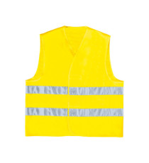 Gilet alta visibilità GILP2 - poliestere - taglia L - giallo fluo - Deltaplus