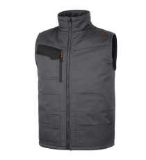 Gilet Stockton3 - multitasche - taglia L - grigio/arancio - Deltaplus
