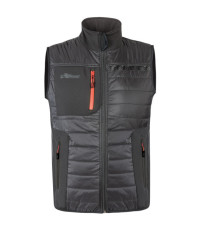 Gilet Wall - taglia L - PL - grigio/arancio - U-Power