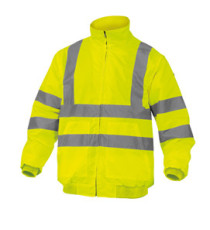 Giubbotto alta visibilità Reno HV - poliestere/poliuretano - taglia M - giallo fluo - Deltaplus