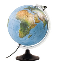 Globo geografico a rilievo illuminato Uranio - diametro 30 cm - Tecnodidattica