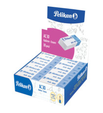 Gomma AC30 - bianca e blu - Pelikan - conf. 30 pezzi