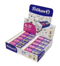 Gomma AL20 - bianca per matita - Pelikan - conf. 20 pezzi
