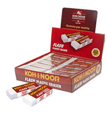 Gomma Flash - in vinile - bianco - Koh.I.Noor - conf. 20 pezzi