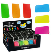 Gomma Riscrivi per gel cancellabile - colori assortiti - 6x3cm - Osama